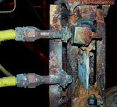 The GO switch installation has been in successful operation for 10 years in the scrubber area